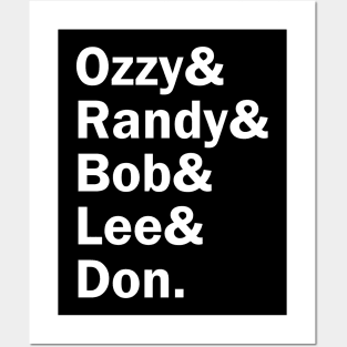 Funny Names x Ozzy Osbourne Blizzard of Ozz Posters and Art